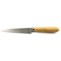 Cuchillo deg. Conejos PALLARES- Mango de Boj- Acero Carbono 10cm. Hoja Estrecha